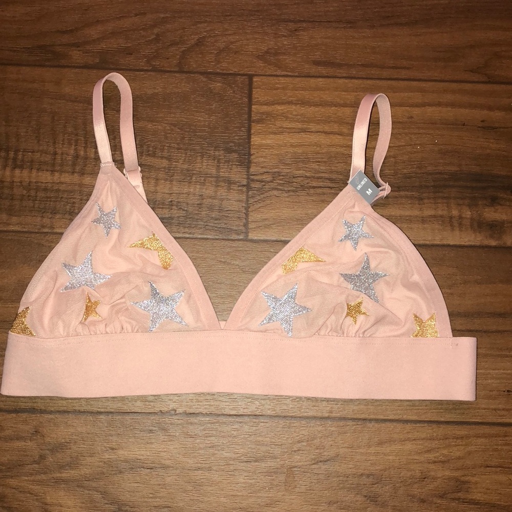PINK star bralette